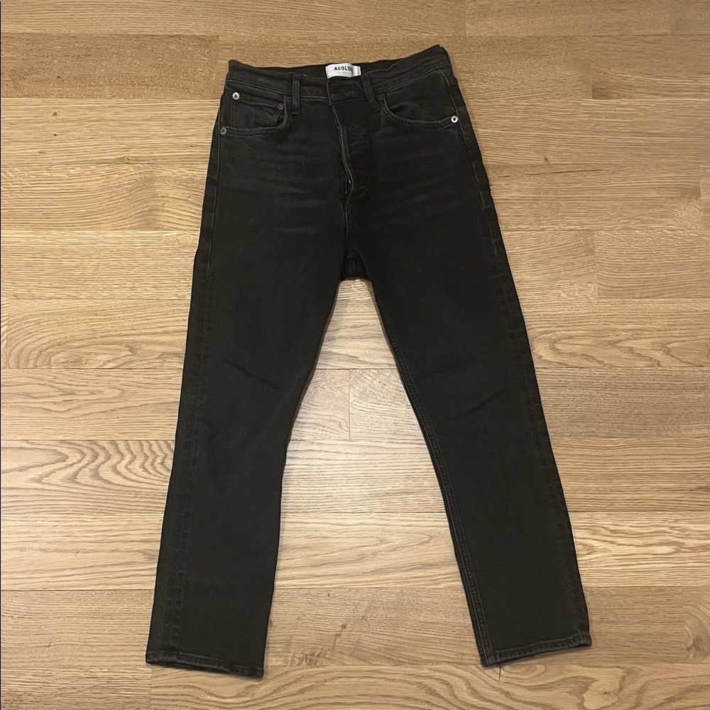 Agolde Riley straight leg jeans in Panoramic